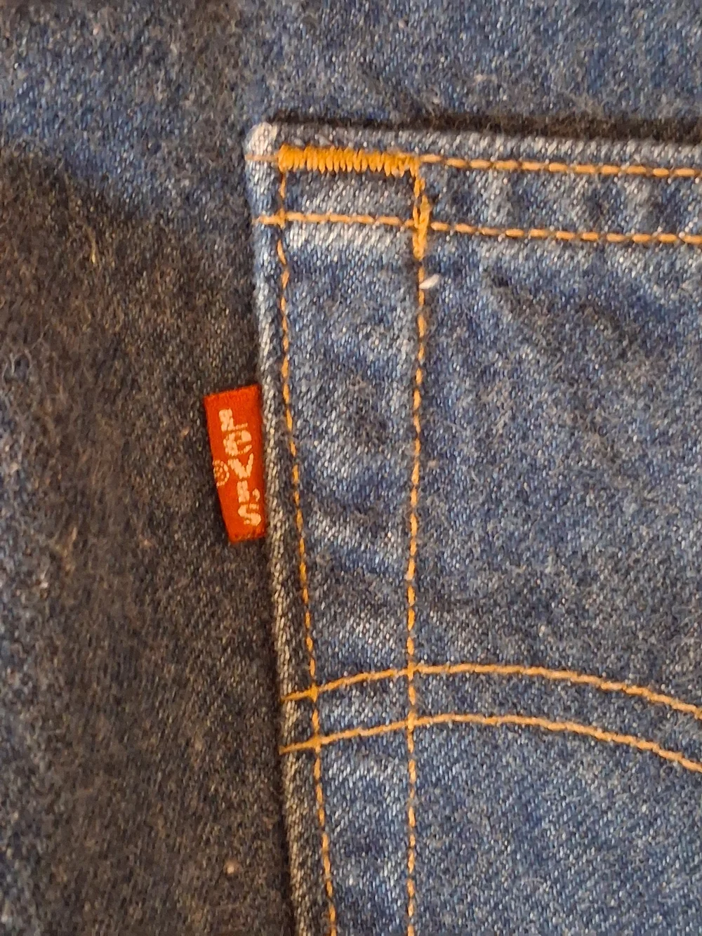 VINTAGE 1996 Levi's Men's Relaxed Fit Dark Blue Jeans